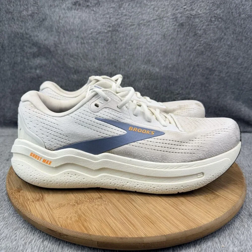 Brooks Ghost Max Shoes Mens Size 10.5 D White Running Cushioned 1104311D199